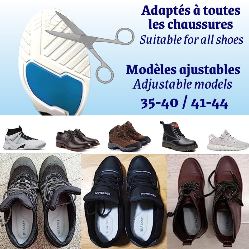 Orthopaedic Gel Comfort Flat Feet EU/Sole Arches for Arch Support,