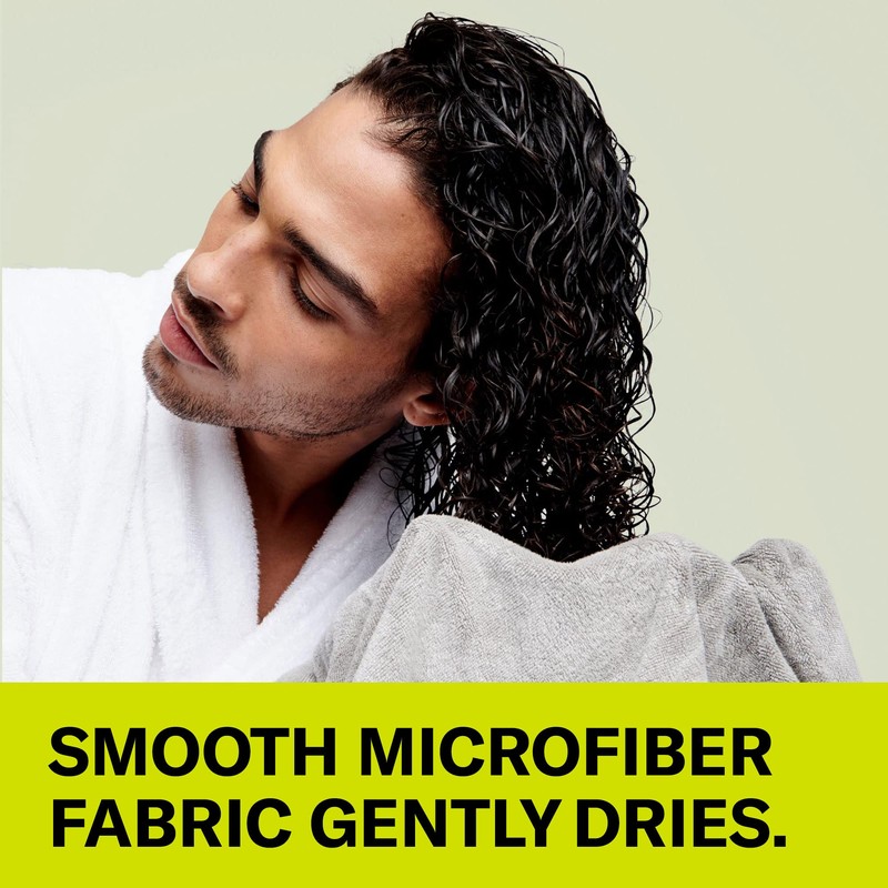 DevaCurl Microfiber Anti-Frizz Hair Towel | Gently Dries | Gray