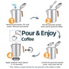 MEREZA Camping Percolator Coffee Pot 12 Cup Stove Top Coffee