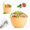 BoxedHome Nesting Plastic Mixing Bowl Set, 4 Piece Mixing Bowl