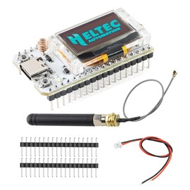 HiLetgo ESP32 V3 LoRa V3 SX1262 0.96 inch OLED Display Development Board WIFI Bluetooth Dual Core 240MHz CP2102 and 863-928MHz Antenna for Arduino Smart Home WIFI LoRa 32(Unsoldered)
