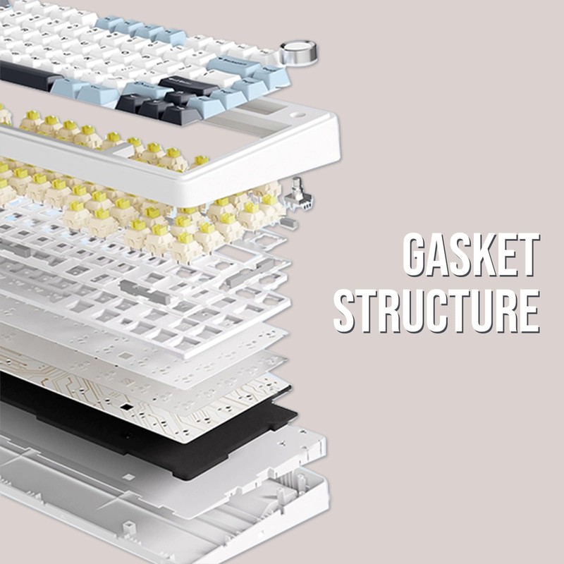 EPOMAKER x Aula F75 Gasket Mechanical Keyboard, 75% Wireless Hot