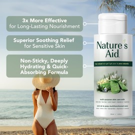 Nature's Aid After Sun Ski Gel | Aloe Vera x3 more Effective | antioxidants | Skin Soothing | Soothe Redness (3, 30ml (1oz))