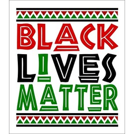 Black Lives Matter BLM Anti Racism Movement Small Bumper Sticker or Laptop Decal 3.25-by-3.75 Inches