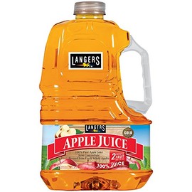 Langers 100% Juice, Apple, 101.4 Fl Oz (Pack of 4)