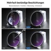 NEEWER 55 mm ND2-400 (1-9 aperture stops), variable ND filter