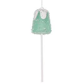Vickerman 10" Green Gumdrop Lollipop Ornament, 3 per Bag.