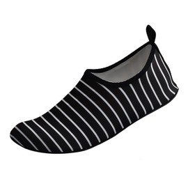 Woaikeyu Damen und Herren Schwimmschuhe, leichte Schwimmschuhe, Tauchen, Strand, Strandschuhe, Damen, Schwarz, 46 EU