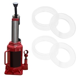 VGOL 10 Sets 12 mm Pump Core Old Fashioned Leather Shell 2T Hydraulic Jack Horizontal Sealing Ring Set for Trolley Jack with 12 mm Diameter Oil Filler Plug