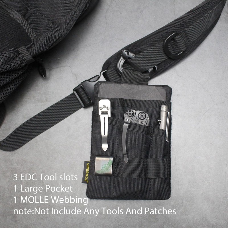 VIPERADE VE25 Small EDC Bag Organiser, EDC Pouch Pockets, Small