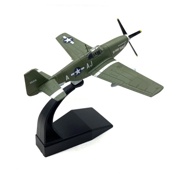 Unbranded 1:72 Military WW2 P-51B Mustang Fighter Alloy Aircraft Model