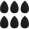 6Pcs Black Mini Makeup Sponge, Small Beauty Sponge Blender Set