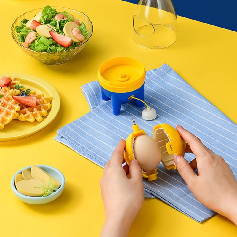 Egg Yolk Mixer with Pulling Rope, Egg Scrambl-er Shaker, Quick