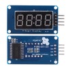 4Pcs 0.36 Inch 3.3~5.5V LED 4-Digit Adjustable Brightness Display Module
