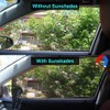 Ovege Car Window Shades Magnetic 2pcs Universal Car Window Screen