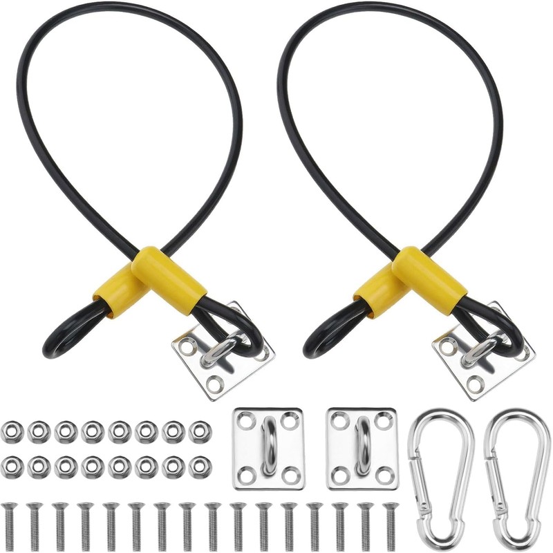 LYSAIMG 2Pcs Garbage Trash Can Lock, Squirrel Bear Proof Lid