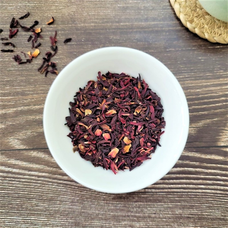1+1 Hibiscus Tea Benefits Washed Dried Raw Material Dried 1+1