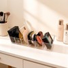 DYMSUP 6-Compartment Clear Acrylic Organizer with Detachable Dividers, Eyeshadow Palette