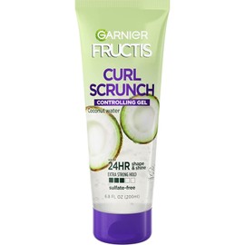 Garnier Fructis Style Curl Scrunch Gel, extra fuerte 6.80 oz, Paquete de 4