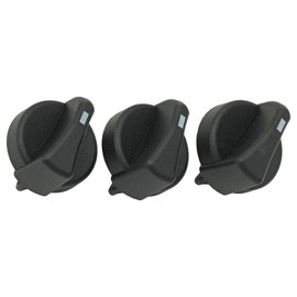 NOVAPARTS 702-5401 A/C Heater Control HVAC Knob for Peterbilt 330 335 357 367 375 379 384 386 387 121-0001-000 1210001000 3 Pack