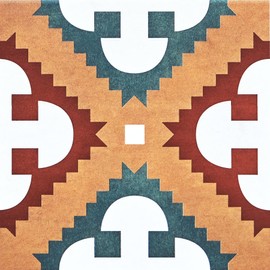 Poromoro Spanish Portuguese Azulejo Peel and Stick Kitchen & Bathroom Backsplash Decals Tile Stickers Set of 16 pcs (5.9, 69)