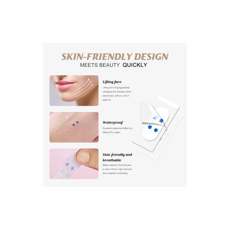 Kit Invisible De Elevación De Cinta Facial 160 Pzas -