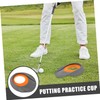 VICASKY 2pcs Portable Golf Putting Cup Indoor Practice Tool for