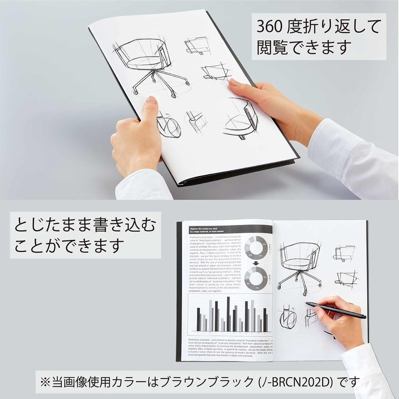 Kokuyo Swing Clip Folders 3 Pack, A4 and Letter Size
