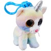 TY Heather Cat W/Horn Keyring, Multicoloured, One Size