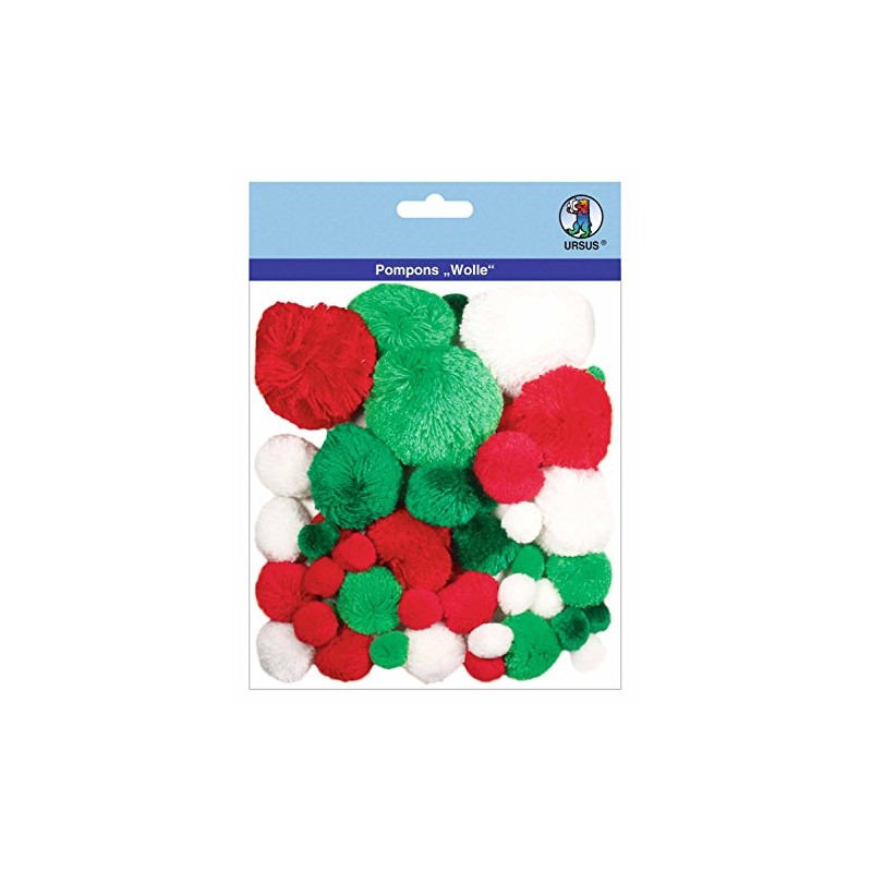 Ursus 39500001 – Fluffy Pom Poms Pastel Colours