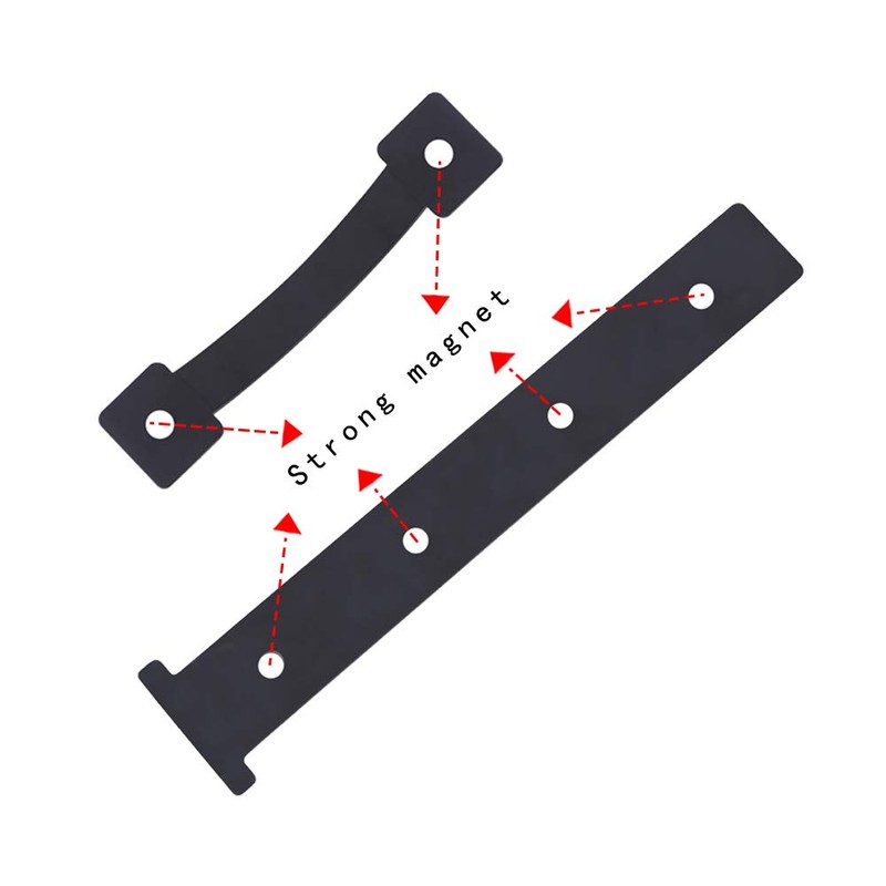 FOHOME Magnetic Decorative Garage Door Accents Faux Hinges Handles Hardware