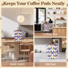 Rkyfoe Coffee Pod Holder, K Cup Holders,Coffee Pod Storage Carousel
