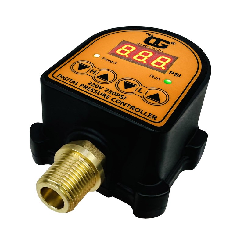 GamaTech Pressure Switch for Water Pump and Air Pump, Digital