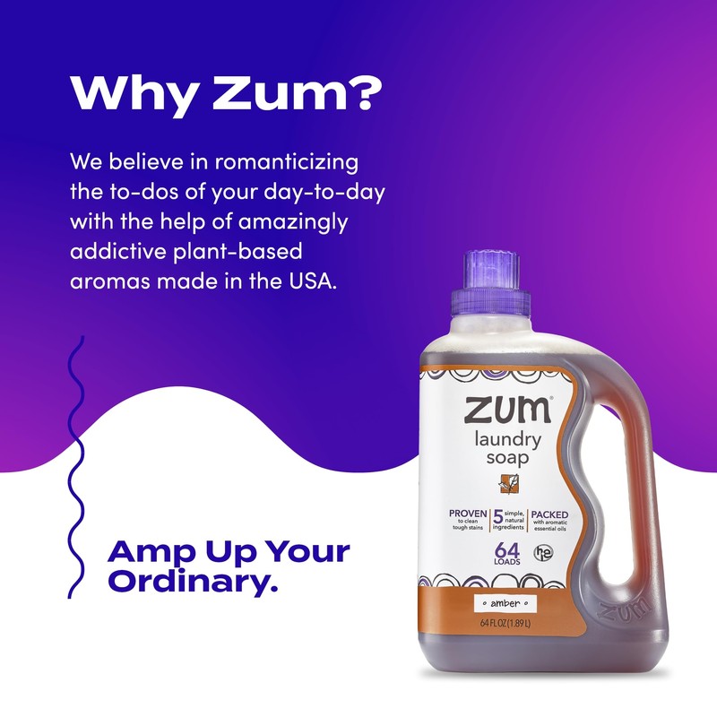 Indigo Wild Zum Laundry Soap - Plant-Based Liquid Laundry Soap