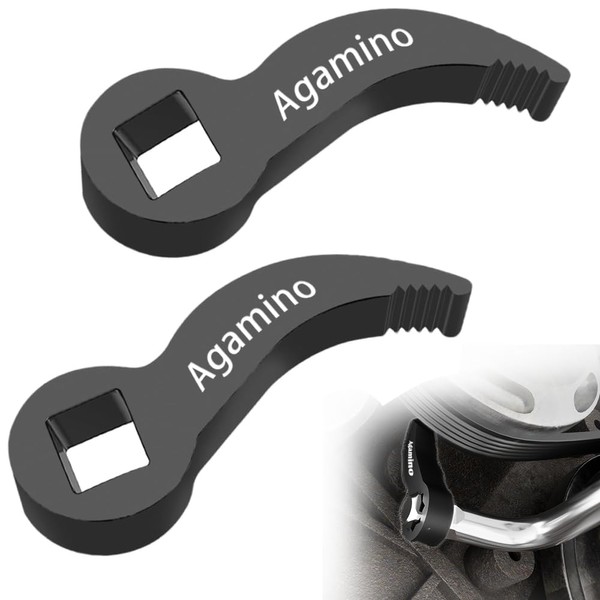 Agamino 2PCS Pry Bar Wrench Adaptor Head, Crowbar Adapter Head
