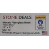 Stone Deals Sticky Mesh for Back Mounted Mosaic 12" x