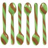 Cocoa Chocolate Mint Candy Spoons 6 Pc Wilton