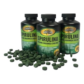 3 Pack Spirulina Máxima Orgánica Chilena 300tabs 150gr Cu.