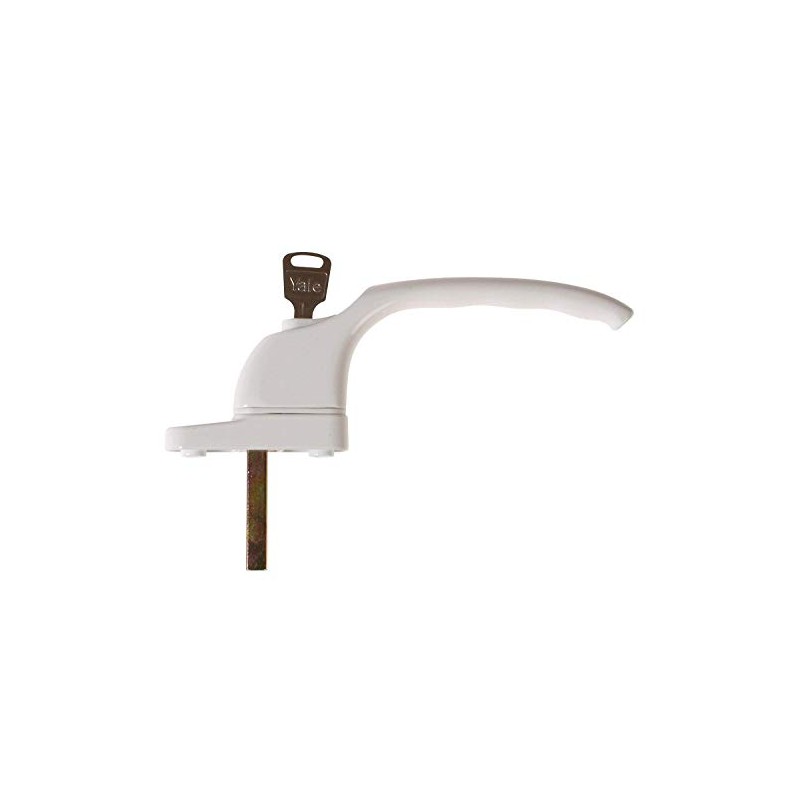 Yale Locks p-ywhlck40l-wh offset to lock, PVCU, window warm left,