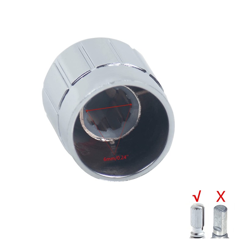 20pcs Colors 6mm 270 Degrees D Axis Potentiometer Control Knobs