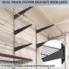 Wonderjune 6 Pcs Adjustable Locking Shelf Bracket 16 Inch Shelf