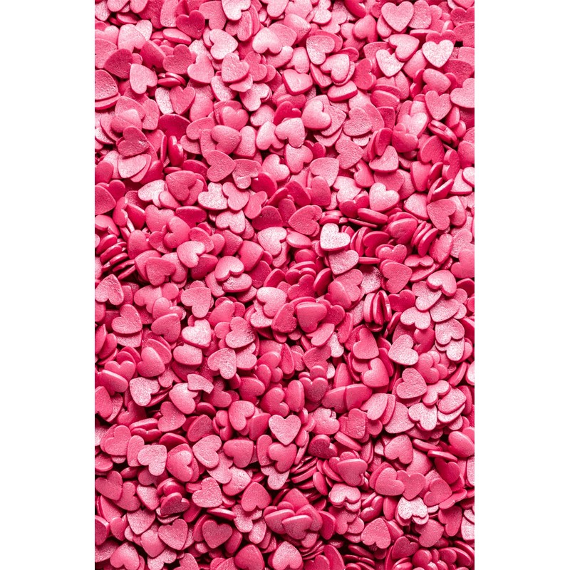SPRINKLY - Glimmer Hearts - Deep Pink - 25g