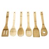 Premier Housewares 1103971 Utensils, Bamboo, Natural, 1 x 6 x