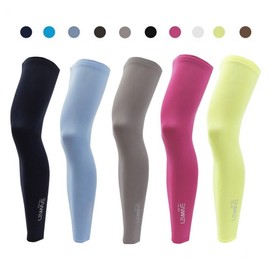 Domestic Cooling UV Protection Leg Sleeves Sports Sleeves Women's/Fluorescent Green