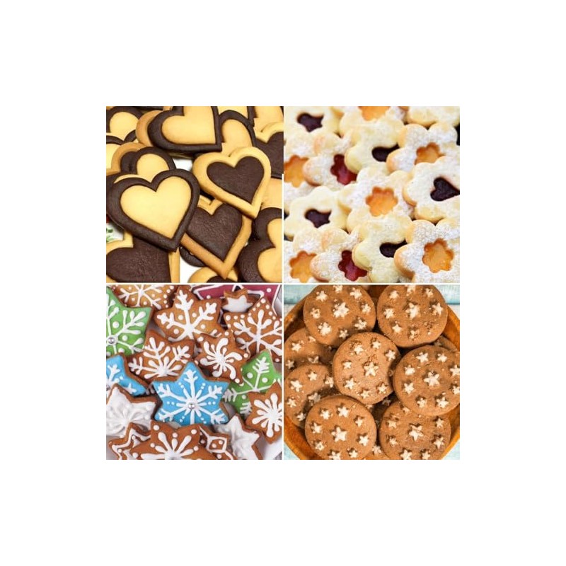 GeorgeX Moldes de Galletas, Juego de 24 Cortadores de Galletas