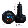 Corp.Res Electronics Cargador Auto Moto Medidor Temperatura Y Voltaje Bateria