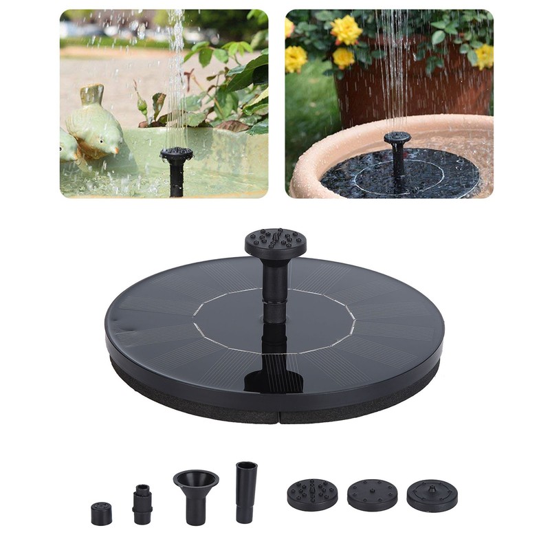 7V Solar Fountain Water Pump Outdoor Pool Decoration Garden Pond