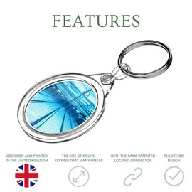 1 x Olympic Under Water Swimming - Keyring IR02 Mum Dad Birthday #15747