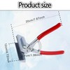 WADY Alloy Canvas Pliers, 4.7inch Super Wide Jaw Art Tool,