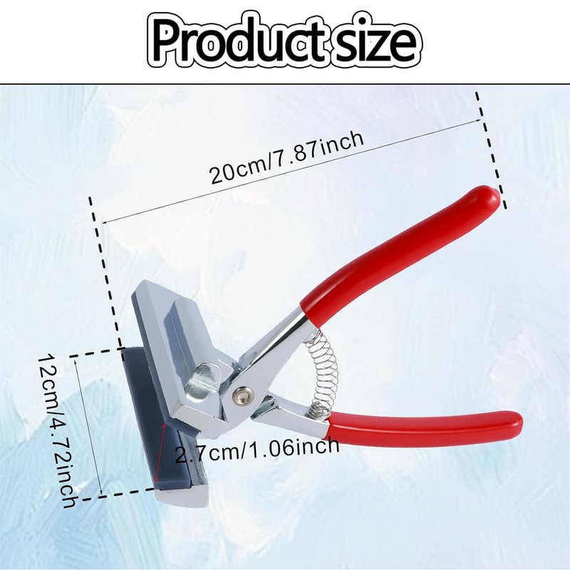 WADY Alloy Canvas Pliers, 4.7inch Super Wide Jaw Art Tool,